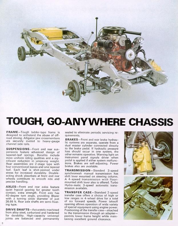 1969 Chevrolet Blazer Brochure Page 1